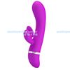 Vibrador 2 motores con masajeador de clitoris